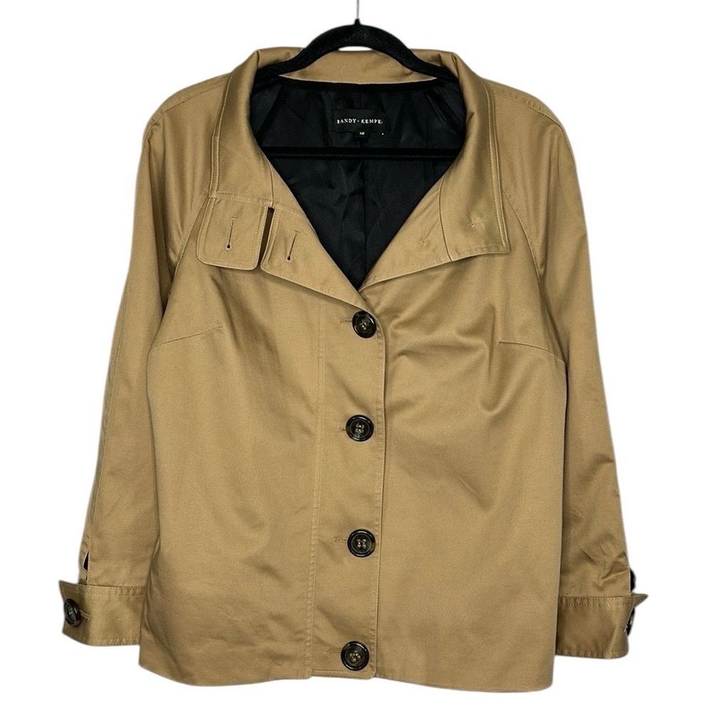 Randy Kemper Khaki Sateen Jacket Size 12